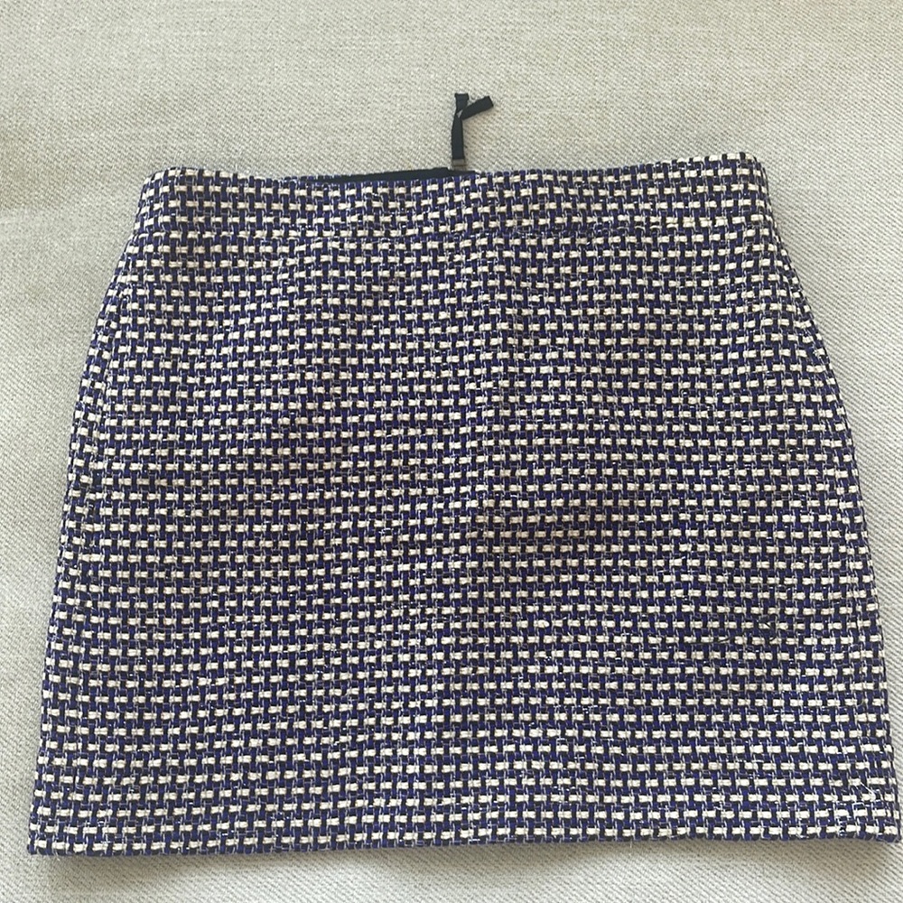 Jcrew tweed mini skirt